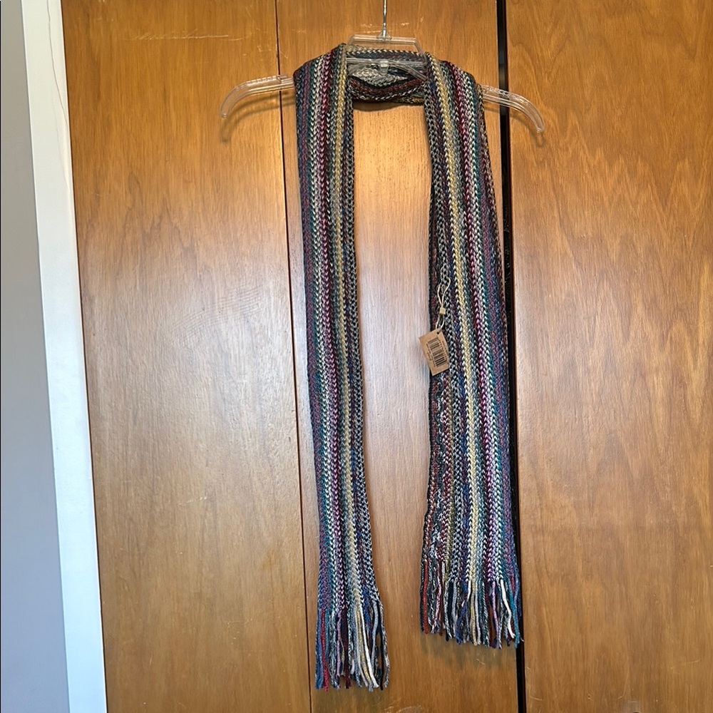 Multicolor Knit Scarf